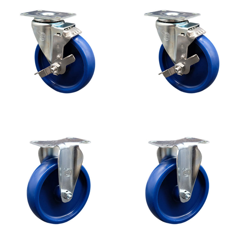 Solid Polyurethane Swivel Caster