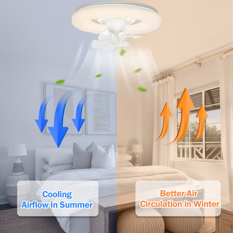 Emerys 18'' Ceiling Fan with LED Lights