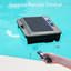 Robot de nettoyage de piscine INSE Y90 - Batterie longue durée de vie de 5100 mAh, double charge solaire + USB, planification de chemin en forme d'arc, étanche IPX6, télécommande