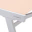 Chaise longue inclinable pour l'extérieur avec roulettes, structure en aluminium thermolaqué et filet respirant, dossier réglable pour la piscine et la terrasse-124823790-124823797