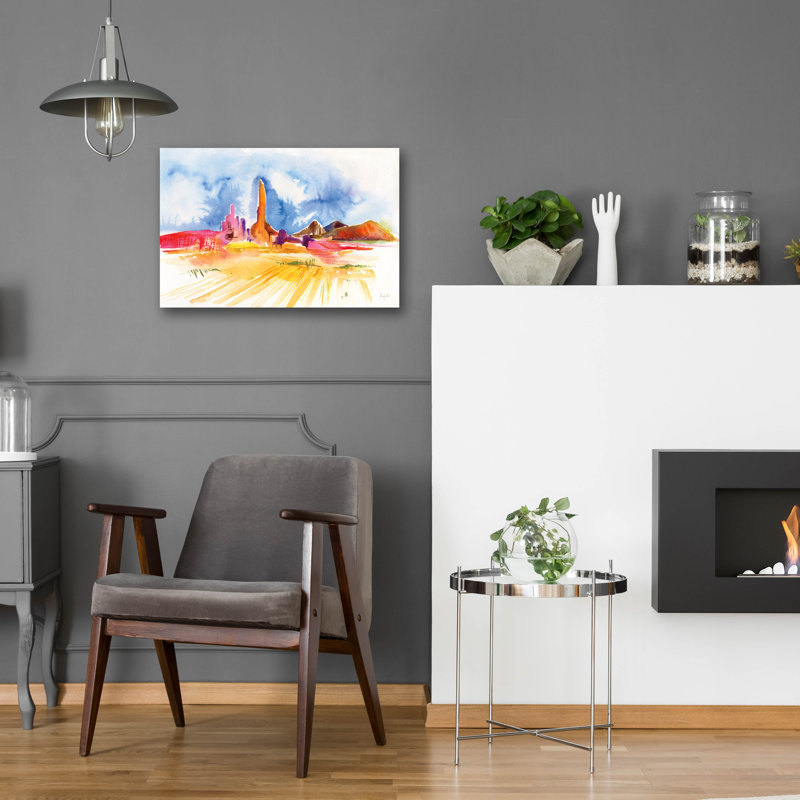 Art mural en verre Winston Porter, H 16 po x l 24 po x P 0,2 po