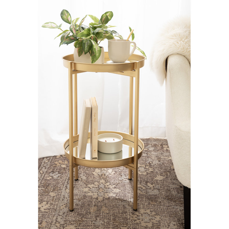 Table de bout Deliah, Or
