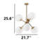 Lustre luxueux 6 lumières