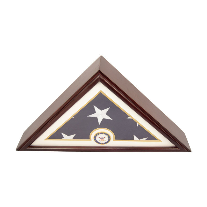 Présentoir à drapeau bleu marine