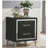 2 Drawers Modern Nightstand Bedside Table, Black