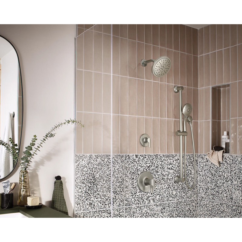 Garniture de douche Doux M-CORE 4-Series Eco-Performance, valve requise, Nickel brossé