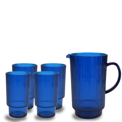 Patio Acrylic Pitcher and Highball Glasses
