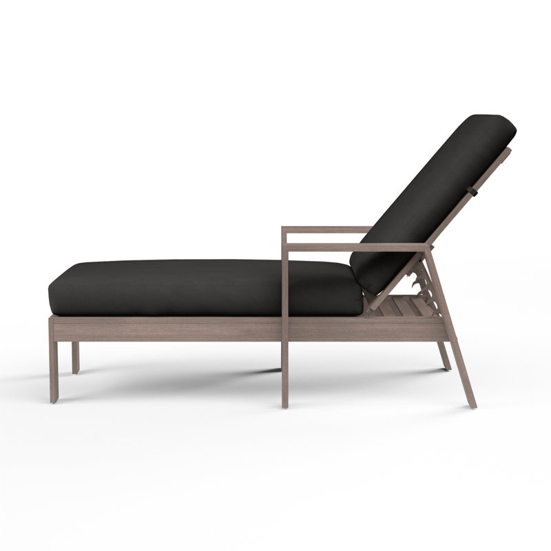 Laguna Outdoor Chaise Lounge, Spectrum Carbon Sunbrella®