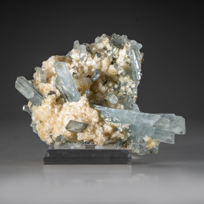 Barite en sphalérite de la mine Sterling, Stoneham, Weld County, Colorado