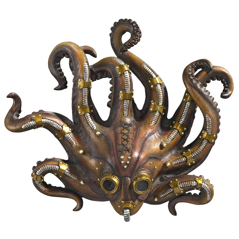 Décoration murale octopod punk steam