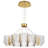 Kenzo - LED Chandelier - Polished Anodized Bronze Finish - Light Guide Panel-1565745106-1565745132