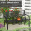Banc de jardin extérieur, banc de patio