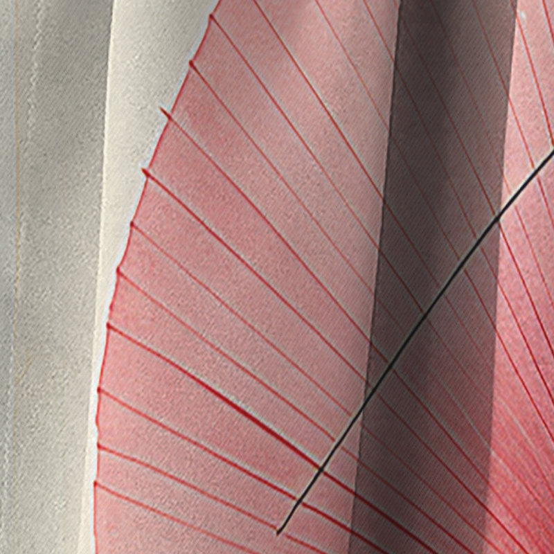 Asian Art Seashell Sumi IX - Rideau art asiatique - Rideau occultant abstrait - 1 panneau, L 52 po x L 95 po
