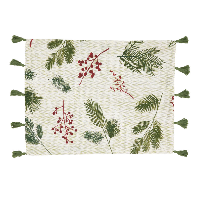 Ensemble de napperons en coton 4 pièces