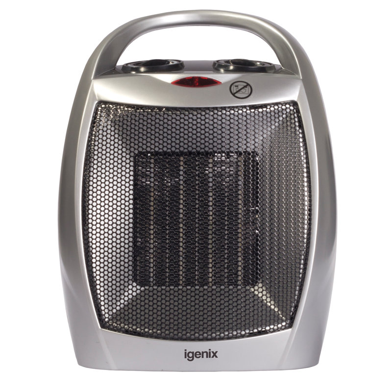 Igenix 1800W PTC Ceramic Fan Heater Silver