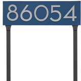 Floating 1-Line Lawn Address Sign