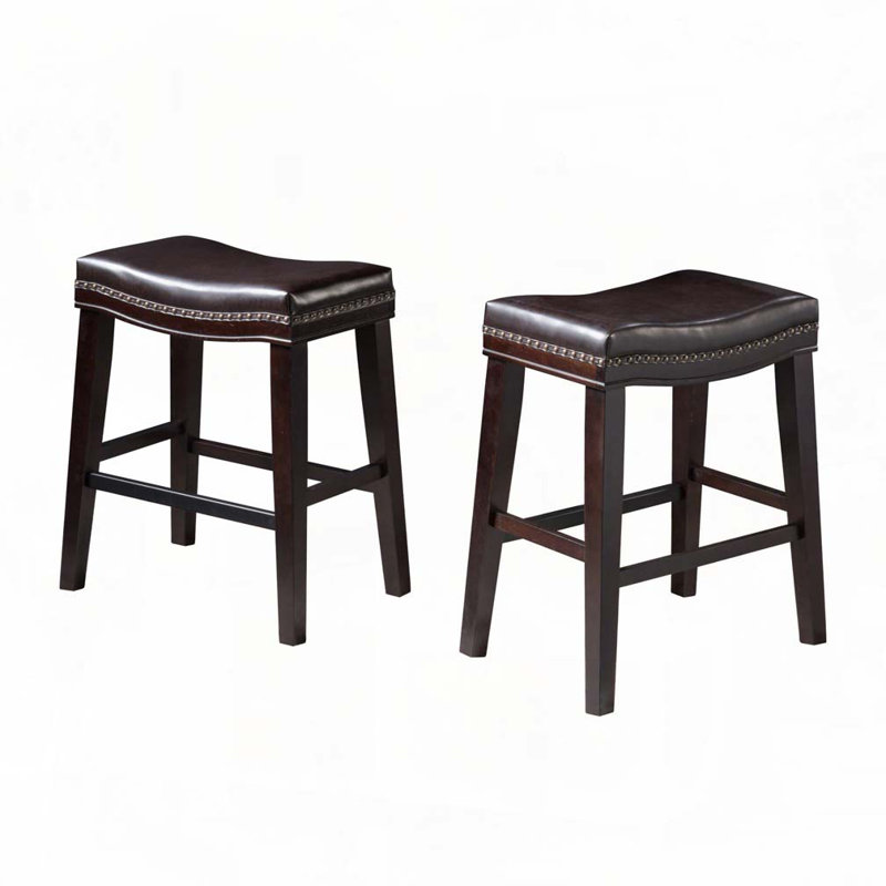 Tabouret de bar Nobhill, Marron foncé, 26.15"
