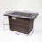 84.9 lb. 43.3 in. x 26 in. Rectangle Iron Fire Pit Stand