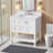 36" Engineered Stone Bathroom Vanity Top And White Ceramic(Vanity Base Not Included)