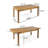 Categoras 6 - Person Solid Wood Patio Dining Set Extendable Rectangular Table