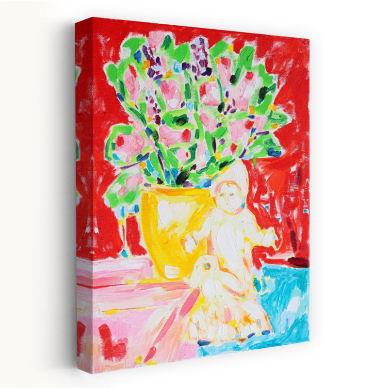 Art contemporain contemporain abstrait, H 24 po x l 16 po