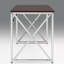 Bureau en MDF Madison / chrome Madison