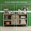 59"Sideboard with Thick Top Buffet Cabinet