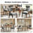 Mid Century Modern Upholstered Dining Chairs (Set of 2)-1063126759