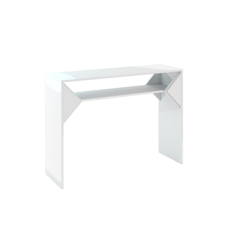 Truffle 110cm Console Table, White Gloss