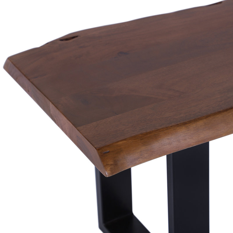 Banc en bois massif 63 po Towle, H 18 po x l 63 po x P 16 po