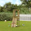 Garnes Playhouse with Climbing Wall Solid Wood Pine-482947277