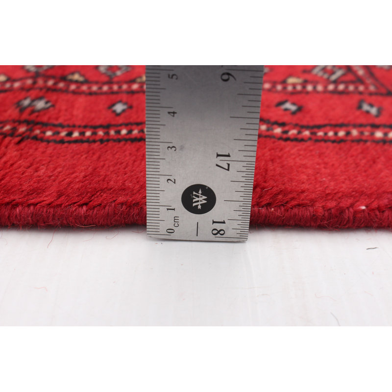 Tapis rouge Finest Peshawar Bokhara 9 pi 3 po x 12 pi 9 po