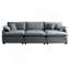 Canapé modulaire surdimensionné avec 3 repose-pieds pouvant servir de canapé-lit, canapé 3 places avec 3 repose-pieds-1623504886