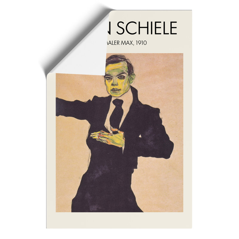 Maler Max Print by Egon Schiele - Frameless Print, 59cm H x 42cm W x 0.1cm D