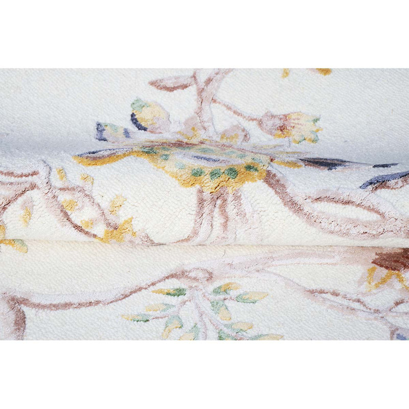 Floral Area Rug, Rectangle 6' x 9'