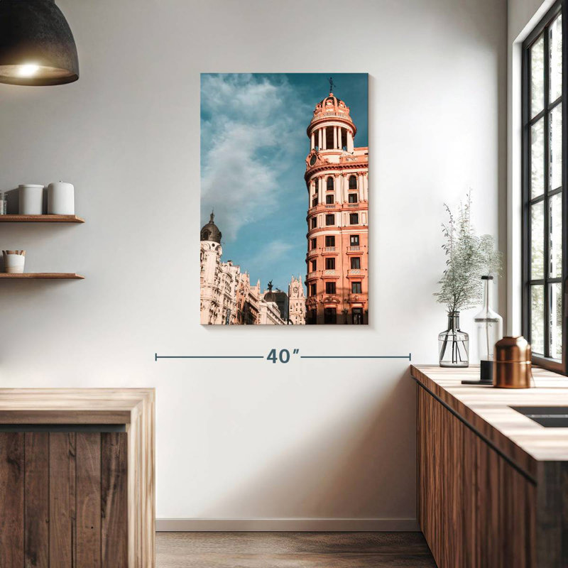 Nicci La Adriatica Building Madrid, 39" H x 26" W