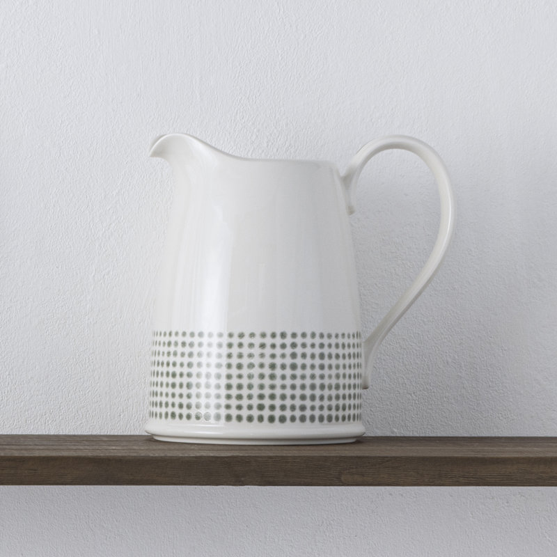 Noritake Hammock Pitcher, Green