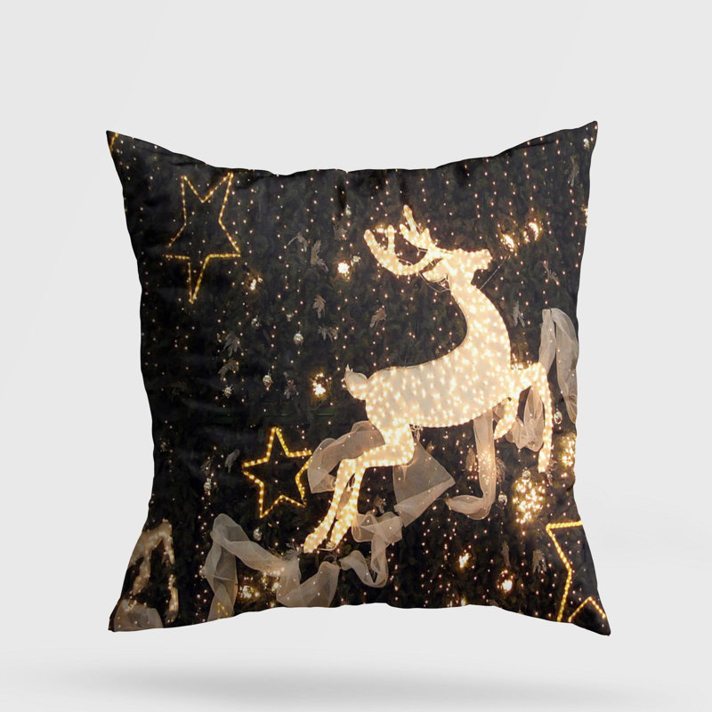 Premium Washable Cushion, 17.0 x 17.0 Inches, 50% Cotton / 50% Polyester, Silicone Filling, Concealed Zip | Soft, Comfortable & Ironable | Perfect for Home Decor, Living Room & Bedroom Accents