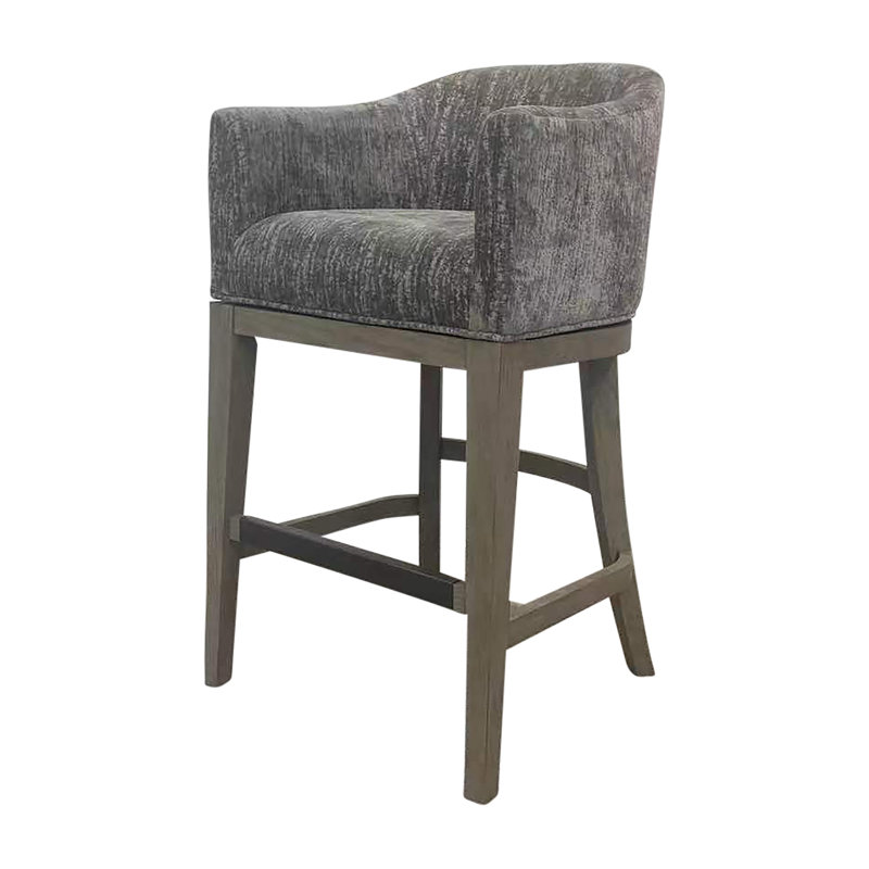 Artresha Swivel Upholstered Counter Stool