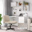 Fauteuil de bureau Beaussicot en polyester sans roulettes-1127904271
