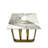 Rectangular End Table With Sintered Stone Top-1683352052