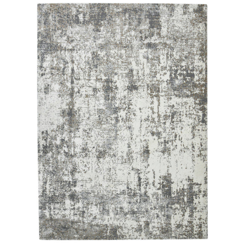 Tapis gris Elyna, Rectangle 5 pi 3 po x 7 pi 9 po