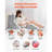 Orthopedic Bed Wedge Pillow 4 Pcs Adjustable for Back Leg Neck GERD Sleep