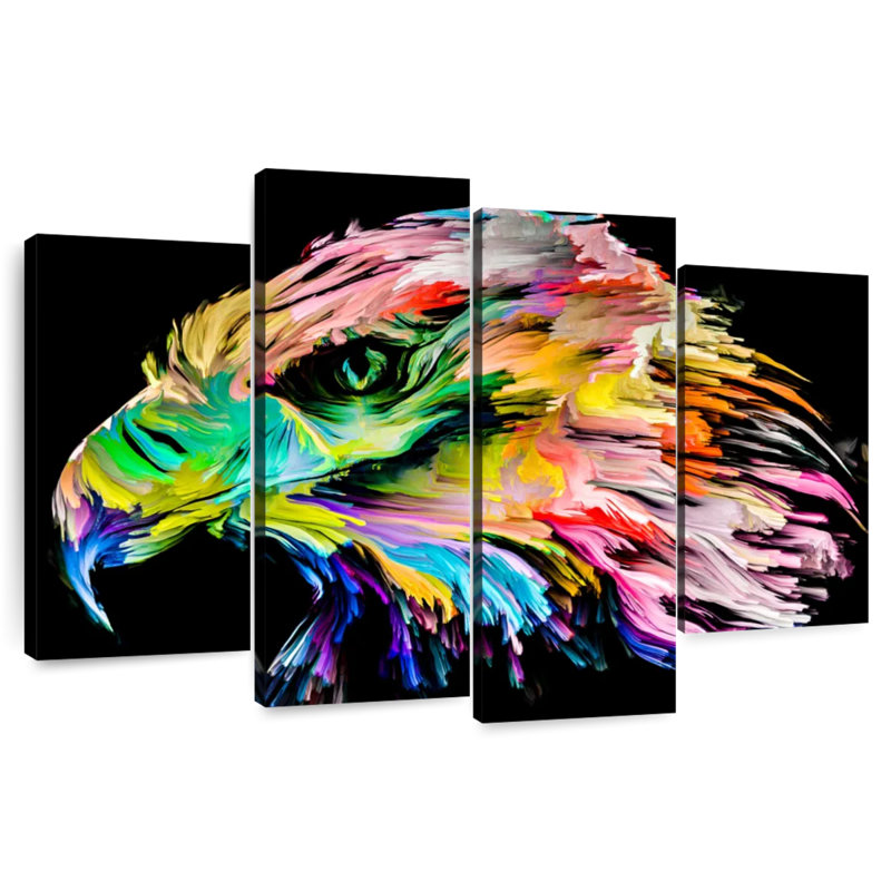 Brampt Colorful Eagle, 54" H x 84" W
