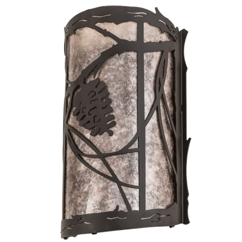 Jalyna Steel Flush Mounted Sconce