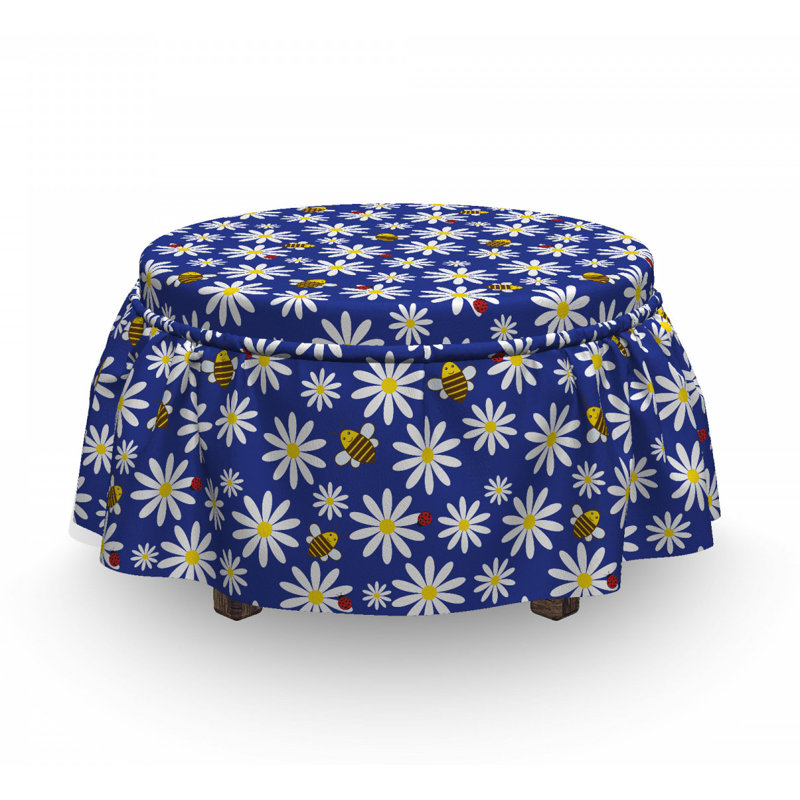Housse pour repose-pieds pour enfants happy bugs