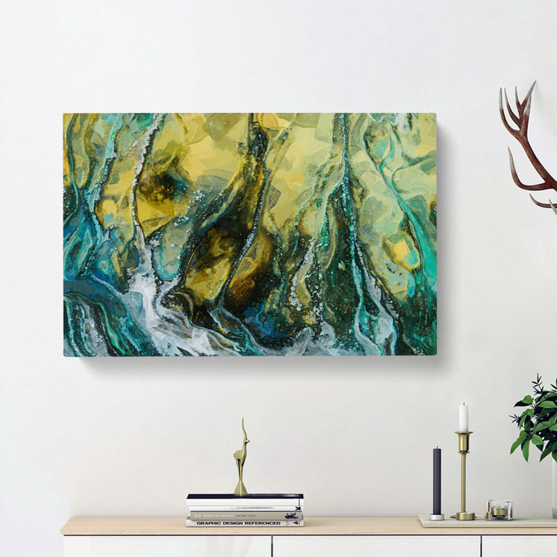 Voice Of Eternity In Abstract - Wrapped Canvas Painting, 40cm H x 60cm W x 3cm D