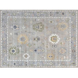 Oushak One-of-a-Kind Rectangle 8'11" X 11'9" Hand Knotted Area Rug