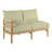 Santa Barbara Teak Left Arm Facing - Natural Teak-48656617-62363243-63326033