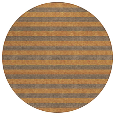 Dorothey Washable Striped Indoor / Outdoor Rug
